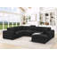 Aneea 167.5" Wide Reversible Modular Corner Sectional with Ottoman-619379932-616988929