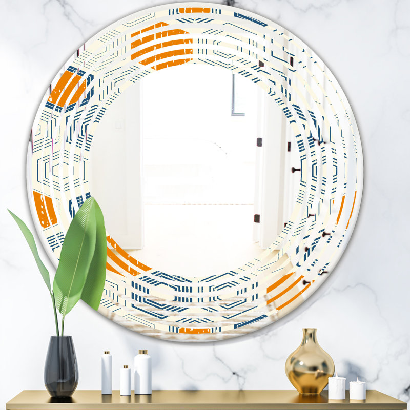 Miroir mural Wave, H 23,6 po x l 23,6 po