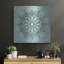 Bungalow Rose «Desert Mandala Green» par Yvette St. Amant, art mural en métal-335688087