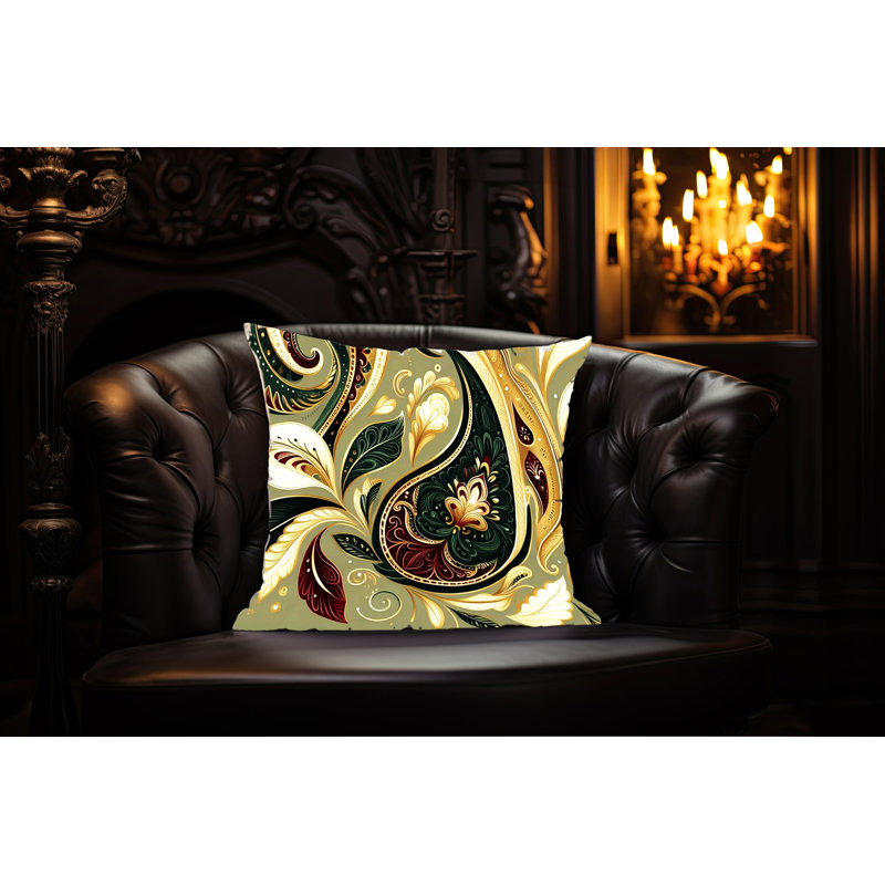 Abstract Reversible Throw Pillow