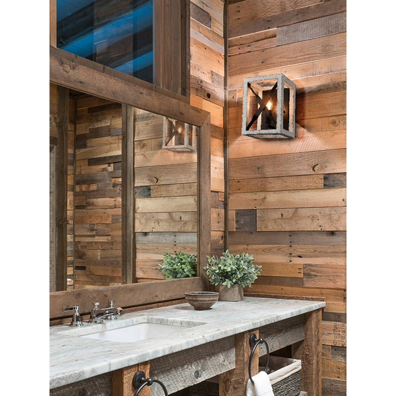 Andablo Wood Flush Mounted Sconce