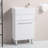 19.14 " W Freestanding Standard Free Standing Single Double Single Vanity Bathroom Vanity With Ceramic Top