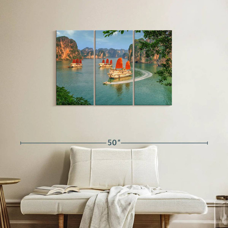 Bateaux de croisière Mehar Halong Bay, H 24 po x l 38 po