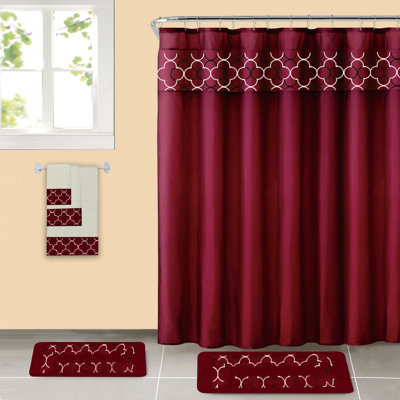 Hammondsport 18 Piece Bath Set + Hooks