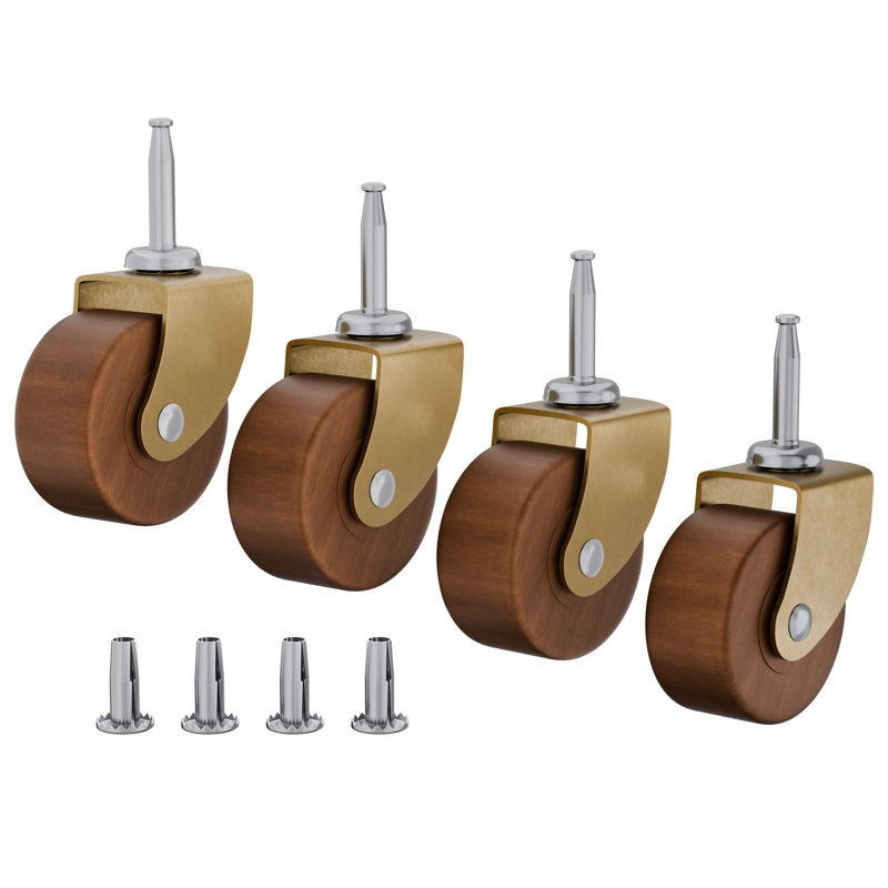 Wood Furniture Caster Wheel ( Diameter: 2" )