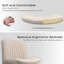 Fauteuil de bureau Criss Cross, chaise de bureau confortable à pieds croisés sans roulettes, siège moderne à hauteur ajustable et pivotant en tissu pour ordinateur personnel-1127904271