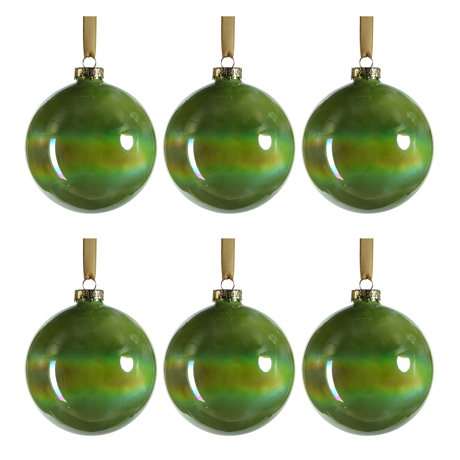 Hendrica Trees & Wreaths, 4" H x 4" W x 4" D, Green