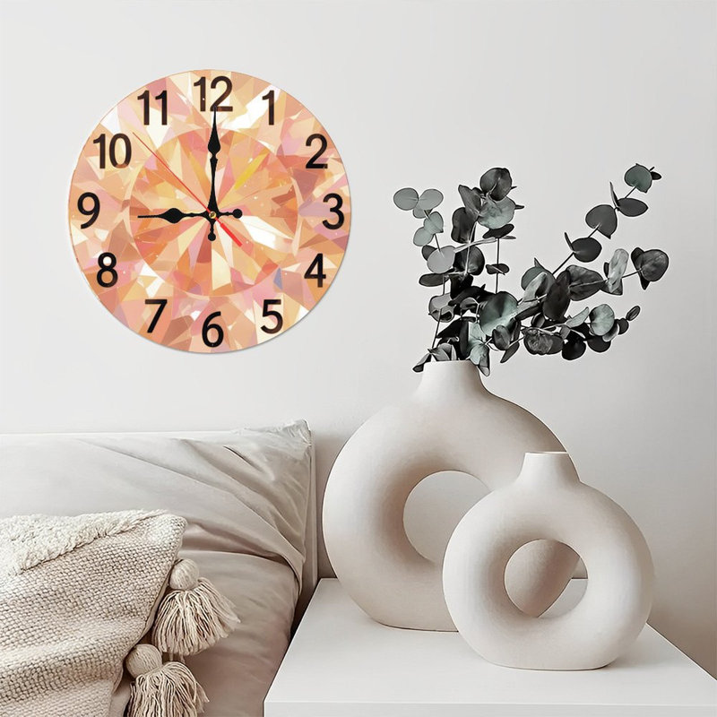 Horloge à facettes