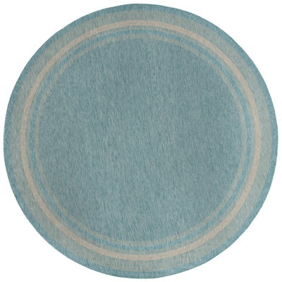Tapis extérieur d'extérieur couleur turquoise