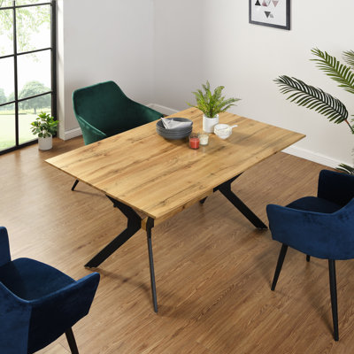 Yoakum Metal Base Dining Table