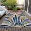 Tapis géométrique intérieur / extérieur lavable à la machine Chantille ACN2177-724287084