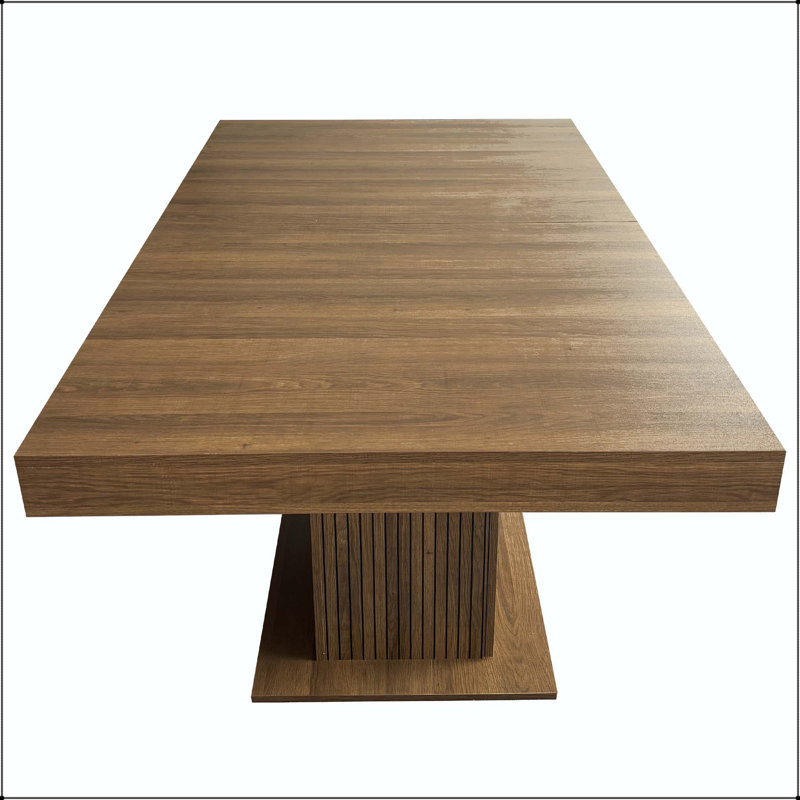 Expandable Dining Table with Storage Cabinet