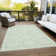Machine Washable Indoor/Outdoor Claudian ACN1458 Mint Rug