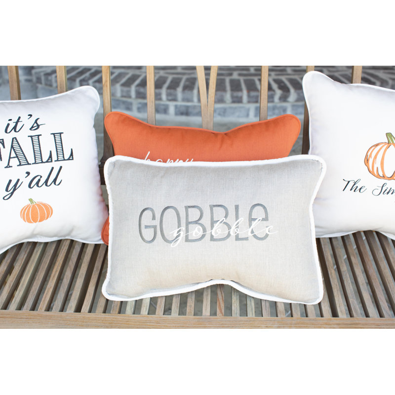 Holiday Pillows Lumbar Indoor/Outdoor Pillow Cover & Insert