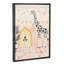 Girafe au Maroc, art encadré-49840523-49840537
