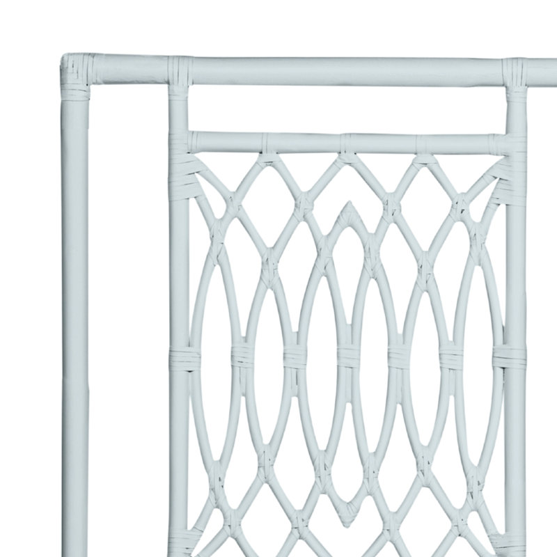 Beckham Open-Frame Headboard, Light Blue, Queen