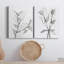 CHARCOAL FOLIAGE I par Kayleigh Wold - Ensemble de 2 reproductions sur toiles tendues-2134440034