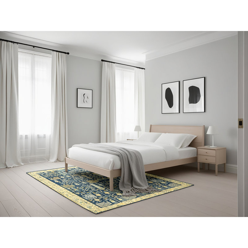 Abstract Indoor Rug, Rectangle 5' x 7'