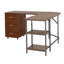 Bureau en L deux tons avec rangement Techni Mobile