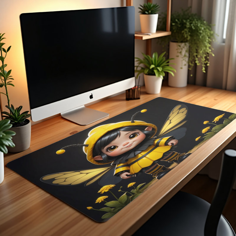Polyester Desk Pad, 31.5x15.5