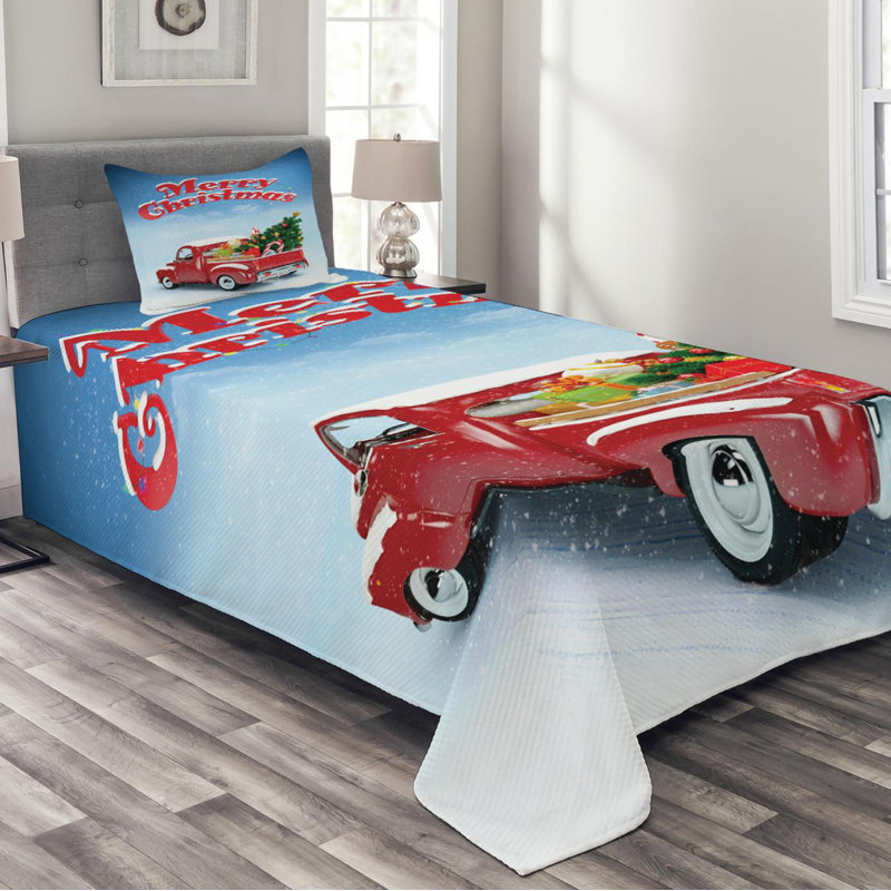 Traditional Polyester Coverlet, Twin Coverlet + 1 Sham