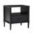 Transitional Solid Wood Spindle Nightstand-25889422