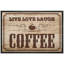«Rustic Wooden Coffee Wall Decor - 'Live Love Laugh» Motif Modern Art »sur-98179687-98179689