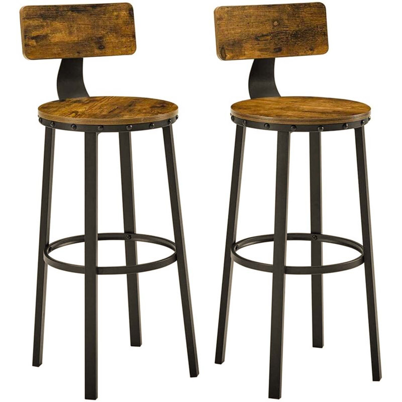 Coralia Counter Stool with Metal Frame