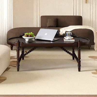 Retro simple solid wood coffee table