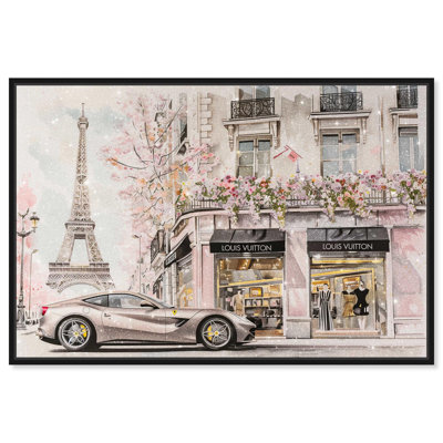 Impression d'art sur toile, magasinage commercial