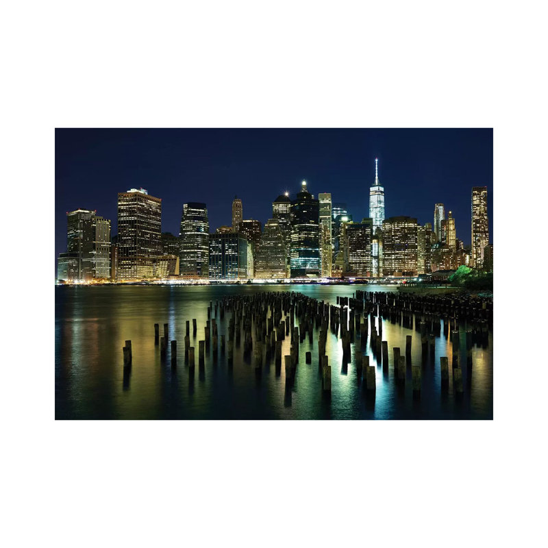 New York At Night VII by James McLoughlin - Wrapped Canvas Print, 66.04 cm H x 45.72 cm W