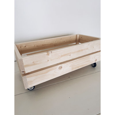 Caisse en bois massif