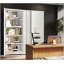 Armoire de rangement en métal durable avec portes verrouillables et 4 tablettes réglables, parfaite pour les espaces de garage ou de bureau organisés