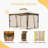 10'X13' Gazebo, Outdoor Gazebo With Mosquito Netting, Metal Frame Double Roof Soft Top Patio Gazebo Canopy Tent