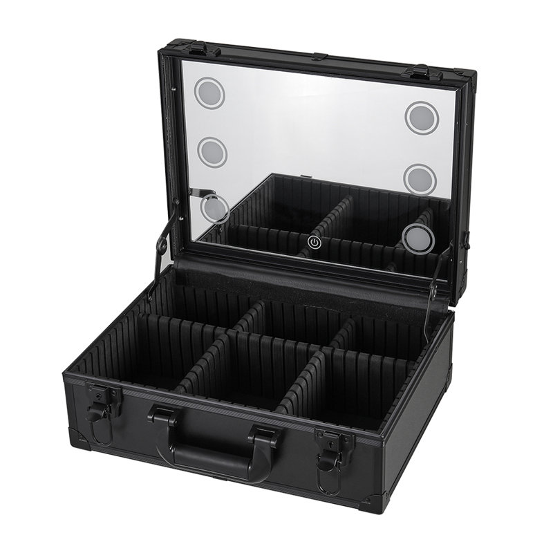 Candra Plastic 6 Compartment Makeup Organiser