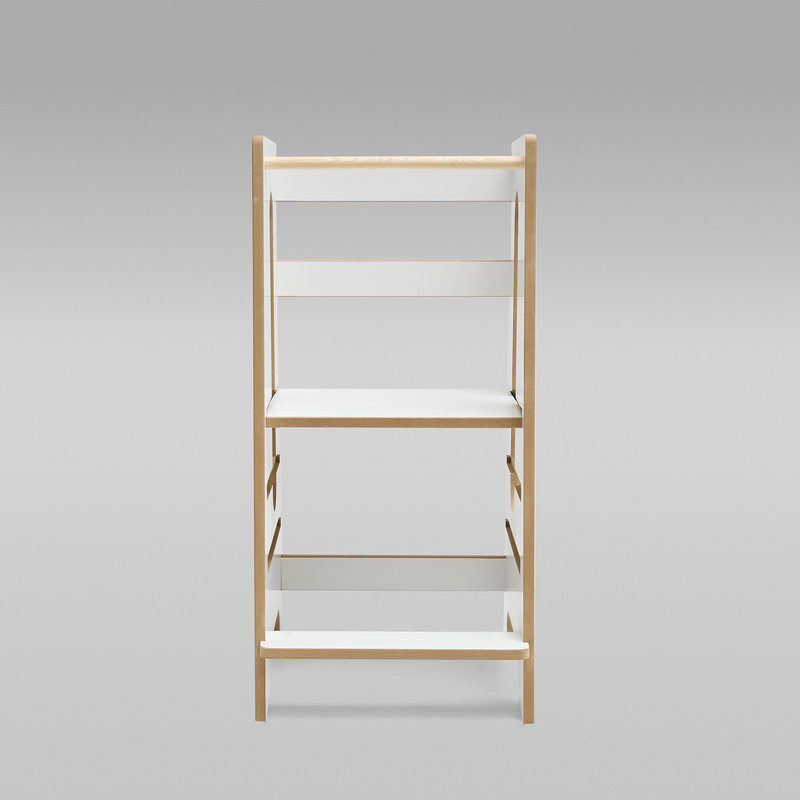 Classic Montessori Learning Tower Wooden With 3 Adjustable Heights, White