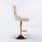 Swivel Upholstered Velvet Adjustable Height Counter Stool-1502011088