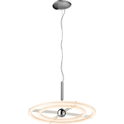 Luminaire suspendu géométrique 2 lumières DEL Devantae