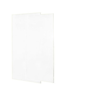 Solid Surface Two Panel Shower Wall