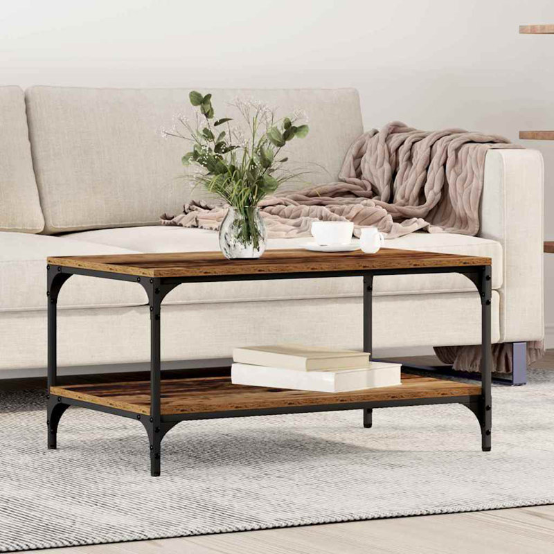 Coffee Table with Storage, Brown