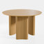 Ensemble de table de salle à manger 46 po en bois massif avec 4 chaises de salle à manger rembourrées Fabirc-1216886370-1216886371-1224181881