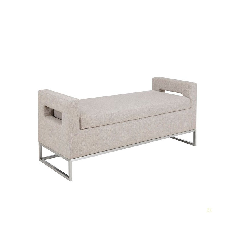 Banc de rangement à fermeture douce