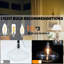 Luminaire suspendu grappe 3 lumières avec abat-jour en verre transparent, longueur réglable 