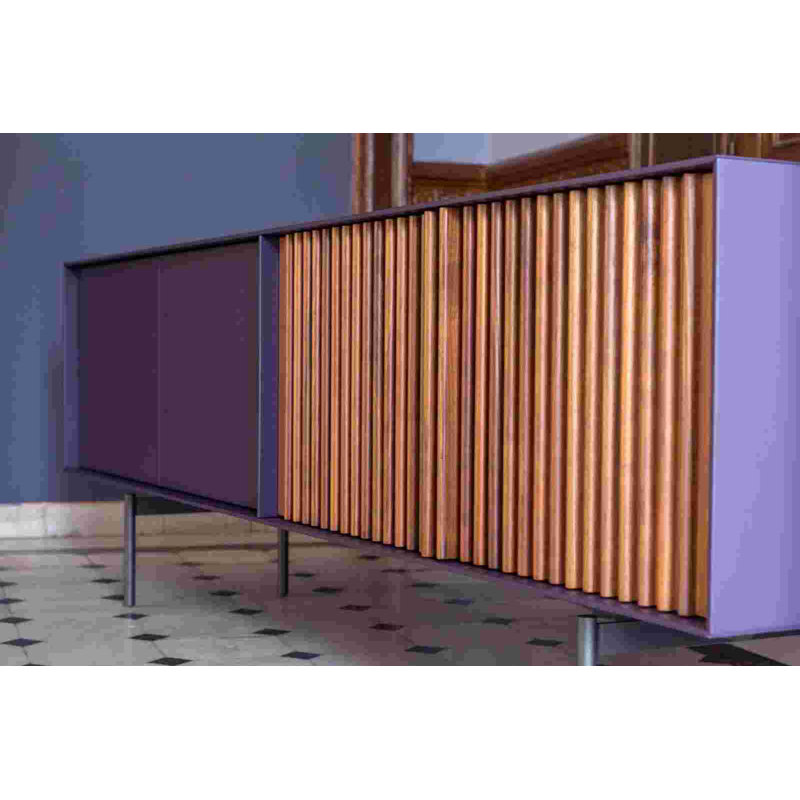Ka-Bera 94.5'' W Sideboard, Aubergine