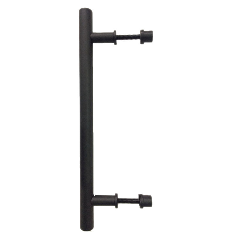 Matte Black Round Pull Handle for Barn Door