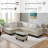 Enitan Faux Leather Ottoman-1193325357-1193325358