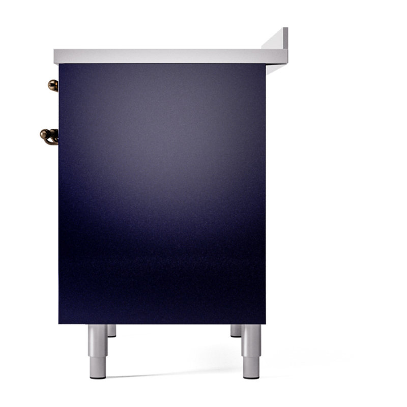 ILVE Nostalgie II 40 in Induction Range, Midnight Blue/Bronze