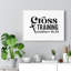Cross Training Matthew 16:24 Christian - Wrapped Canvas Print-120278959
