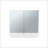 Luv Mirror Medicine Cabinet With Interior Shelves, Modern Bathroom Storage Solution And Organizer