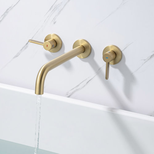 Rainlex 2 Handle Wall Mounted Roman Tub Faucet | Wayfair